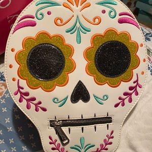 NWT Disney Loungefly sugar skull mini backpack from coco